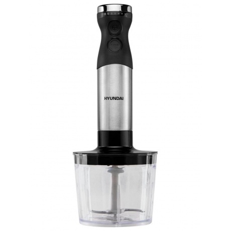 Блендер погружной Hyundai HYB-H3824 800Вт серебристый/черный - фото 3
