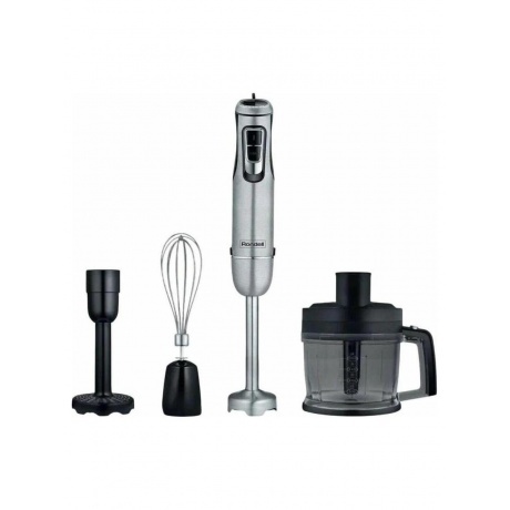 Блендер погружной Rondell RDE-1307 1200Вт черный/серебристый - фото 1