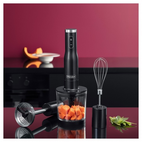 Блендер погружной Rondell RDE-1302 1200Вт серебристый - фото 6