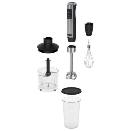 Блендер погружной Rondell RDE-1300 1200Вт серебристый - фото 3