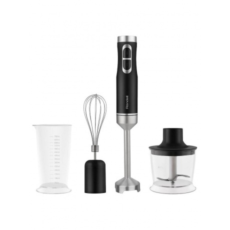 Блендер погружной Rondell RDE-1309 1200Вт серебристый/черный