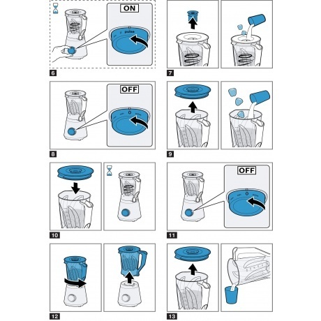 Блендер стационарный Bosch MMB6141W - фото 12