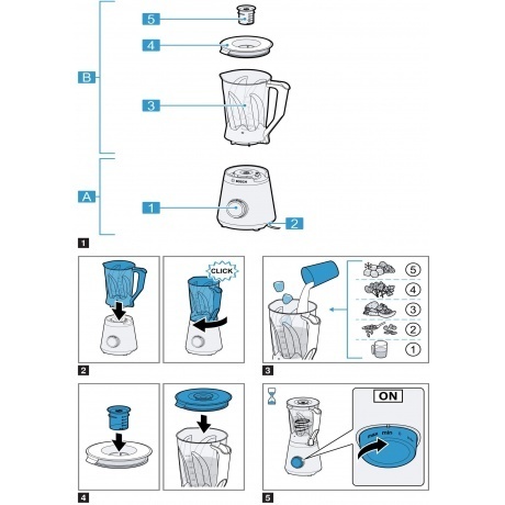 Блендер стационарный Bosch MMB6141W - фото 10