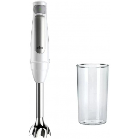 Блендер погружной Braun MultiQuick MQ7000WH 1000Вт белый/серебристый - фото 1