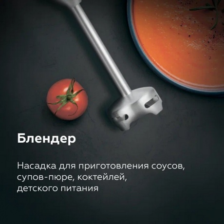 Блендер погружной BQ HB522PS Черный-Стальной - фото 4