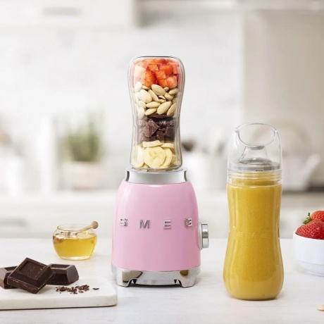 Блендер настольный Smeg PBF01PKEU розовый - фото 5