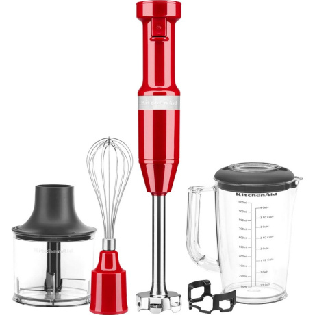 Блендер погружной KitchenAid 5KHBV83EER красный - фото 1