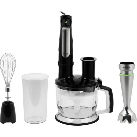Блендер погружной Braun Multiquick 7 MQ7075X черный, 1000 Вт, пл...