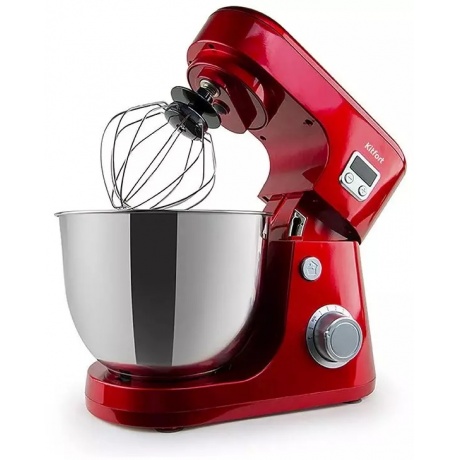 Миксер планетарный Kitfort КТ-1308-1 красный - фото 1