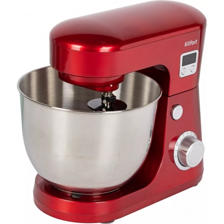 Миксер планетарный Kitfort КТ-1308-1 красный - фото 2
