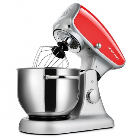 Миксер планетарный цельнометаллический Kitfort КТ-1336-3 красный