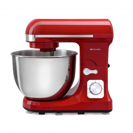 Миксер планетарный Kitfort КТ-1324-1 1000Вт красный - фото 1