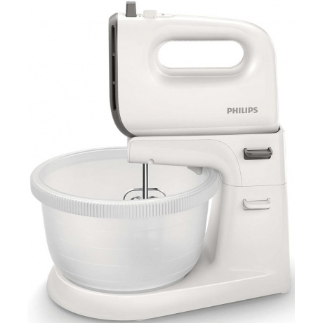 Миксер стационарный Philips HR3745 450Вт белый/серый - фото 2