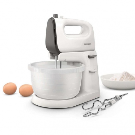 Миксер стационарный Philips HR3745 450Вт белый/серый - фото 6
