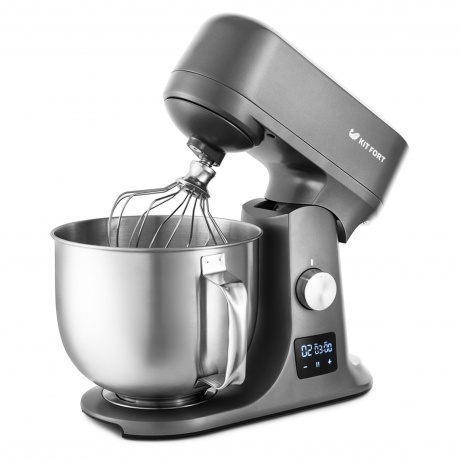 

Миксер планетарный цельнометаллический Kitfort КТ-1328, Серебристый