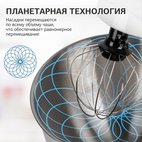 Миксер планетарный Hyundai HYM-S4451 - фото 16