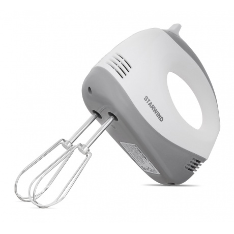 

Миксер ручной Starwind SHM-211 белый/серый