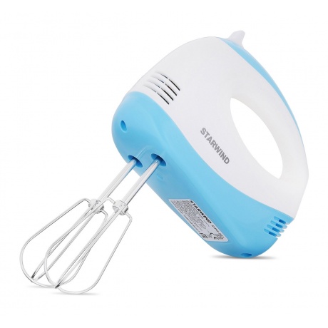 Миксер ручной Starwind SHM-261 белый/голубой - фото 1