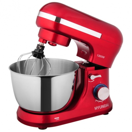 Миксер планетарный Hyundai HYM-S6451 красный - фото 2