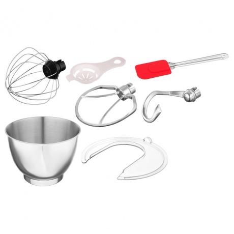 Миксер планетарный Hyundai HYM-S6451 красный - фото 3