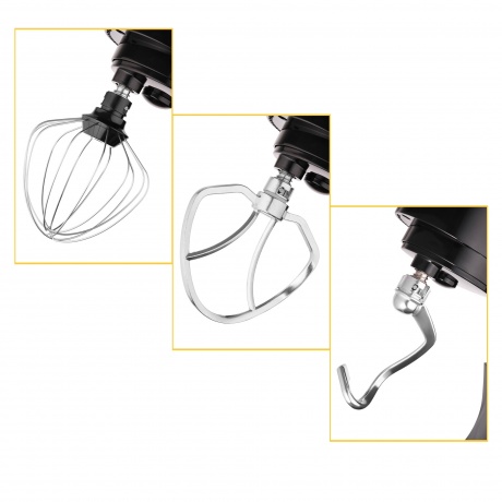 Миксер планетарный Hyundai HYM-S5461 черный - фото 7