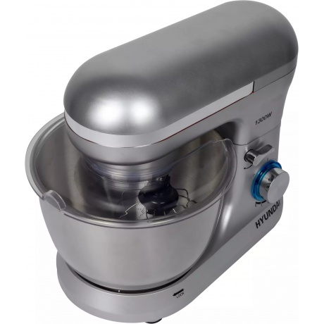 Миксер планетарный Hyundai HYM-S6551 серебристый - фото 2