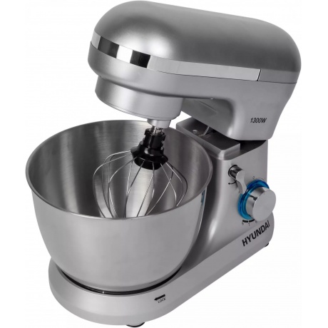 Миксер планетарный Hyundai HYM-S6551 серебристый - фото 3