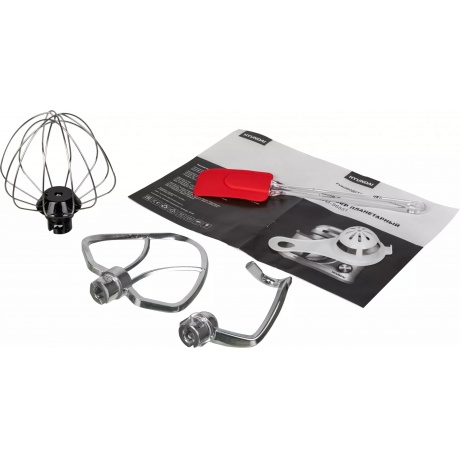 Миксер планетарный Hyundai HYM-S6551 серебристый - фото 28