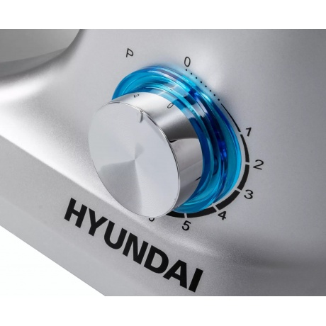Миксер планетарный Hyundai HYM-S6551 серебристый - фото 7