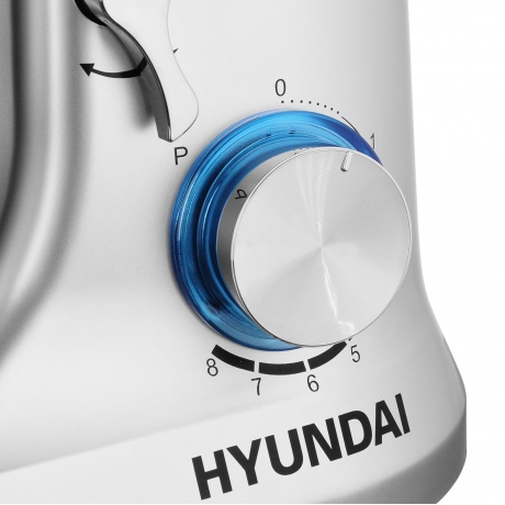 Миксер планетарный Hyundai HYM-S6551 серебристый - фото 3
