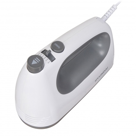 Миксер ручной Hyundai HYM-H4501 500Вт белый/серый - фото 4