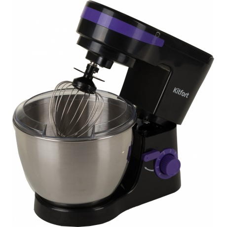 Миксер планетарный Kitfort КТ-3044-1 черно-фиолетовый