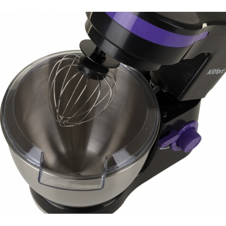 Миксер планетарный Kitfort КТ-3044-1 черно-фиолетовый - фото 2