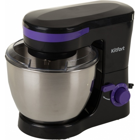 Миксер планетарный Kitfort КТ-3044-1 черно-фиолетовый - фото 11