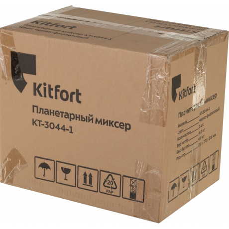 Миксер планетарный Kitfort КТ-3044-1 черно-фиолетовый - фото 15