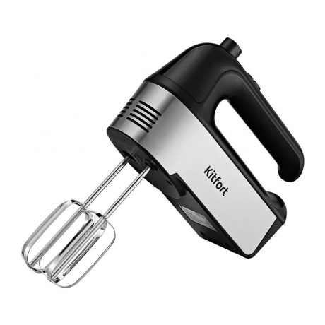 Миксер Kitfort КТ-3409 250Вт черный/серебристый - фото 1