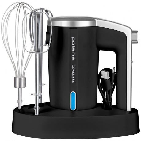 

Миксер ручной Polaris PHM 2024 CordLess 200Вт черный