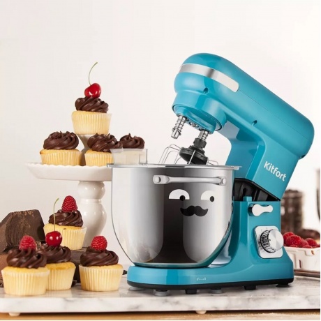 Миксер планетарный Kitfort КТ-3416-2 темно-бирюзовый - фото 4