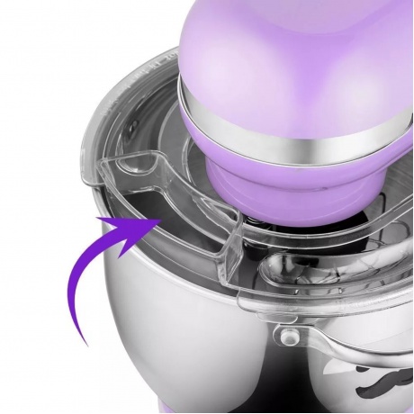 Миксер планетарный Kitfort КТ-3416-3 лавандовый - фото 4