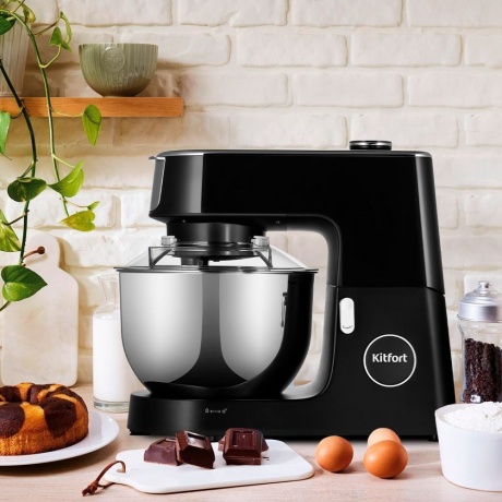 Миксер планетарный Kitfort КТ-3436-1 черный - фото 4