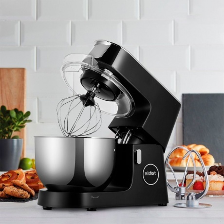 Миксер планетарный Kitfort КТ-3436-1 черный - фото 7