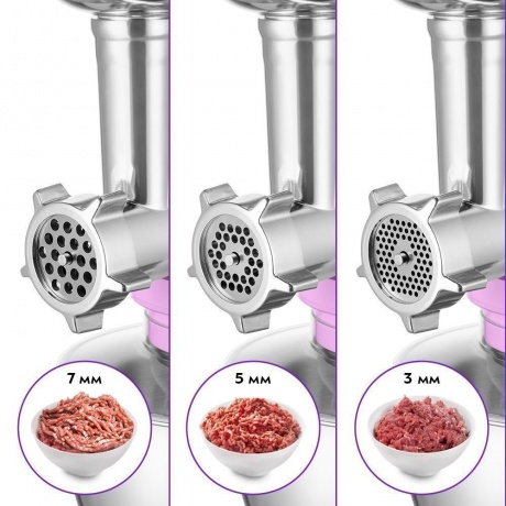 Миксер планетарный цельнометаллический Kitfort КТ-3423-2 сиреневый - фото 3