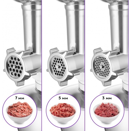 Миксер планетарный цельнометаллический Kitfort КТ-3423-1 белый - фото 6