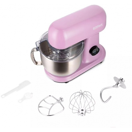 Миксер планетарный цельнометаллический Kitfort КТ-3473-3 лавандовый - фото 2