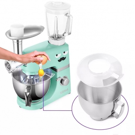 Миксер планетарный цельнометаллический Kitfort КТ-3423-3 лазурный - фото 3