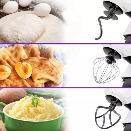 Миксер планетарный цельнометаллический Kitfort КТ-3442 - фото 4