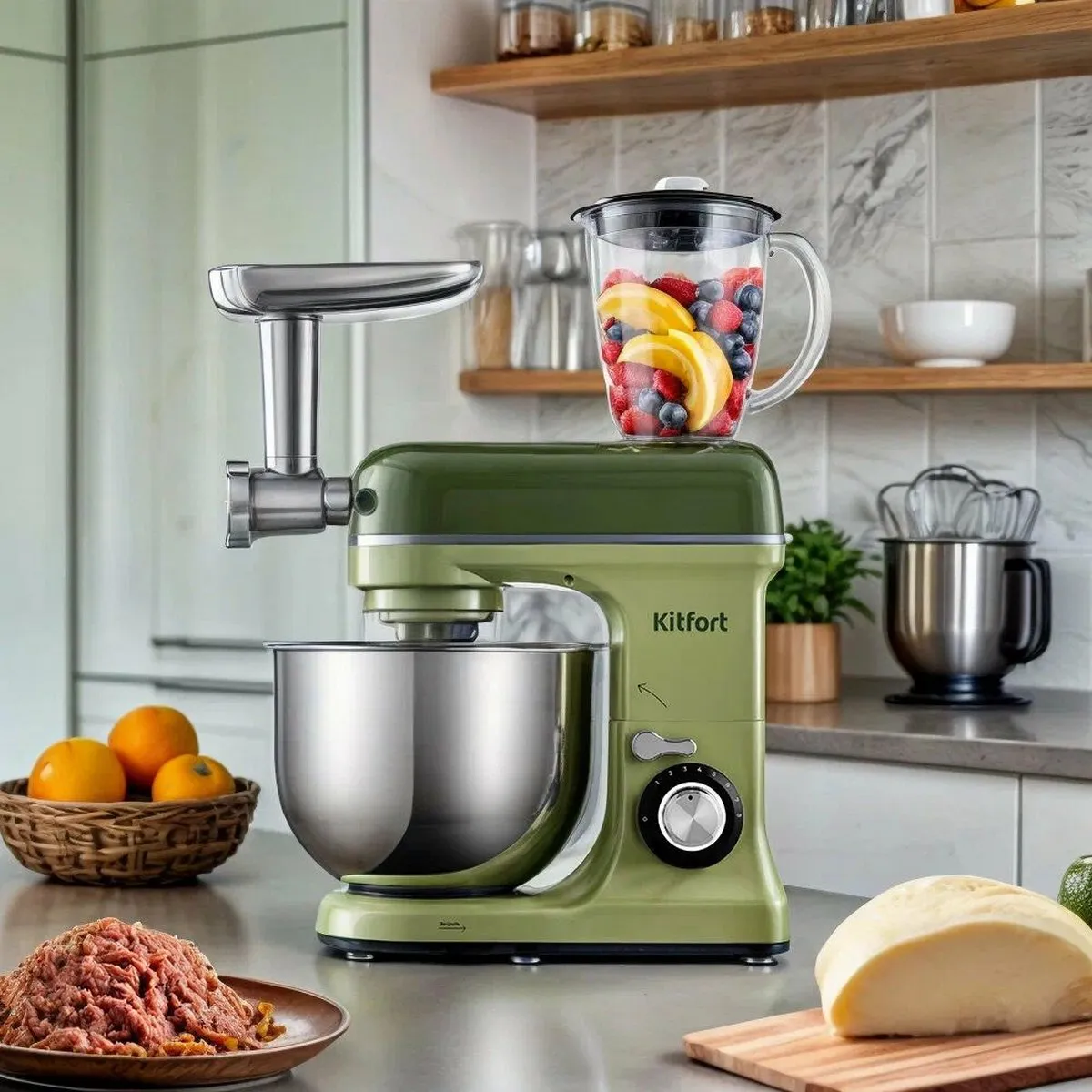 Планетарный миксер "3 в 1" КТ-3461 - фото 10