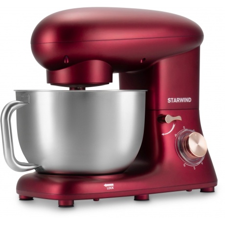 Миксер планетарный Starwind SPM7170 1900Вт гранатовый - фото 2