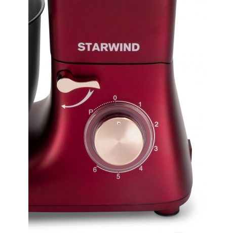 Миксер планетарный Starwind SPM7170 1900Вт гранатовый - фото 12