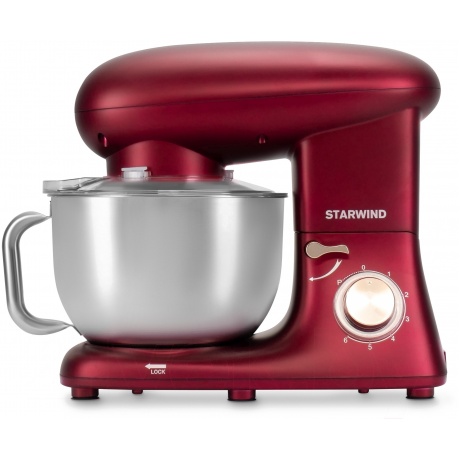 Миксер планетарный Starwind SPM7170 1900Вт гранатовый - фото 3